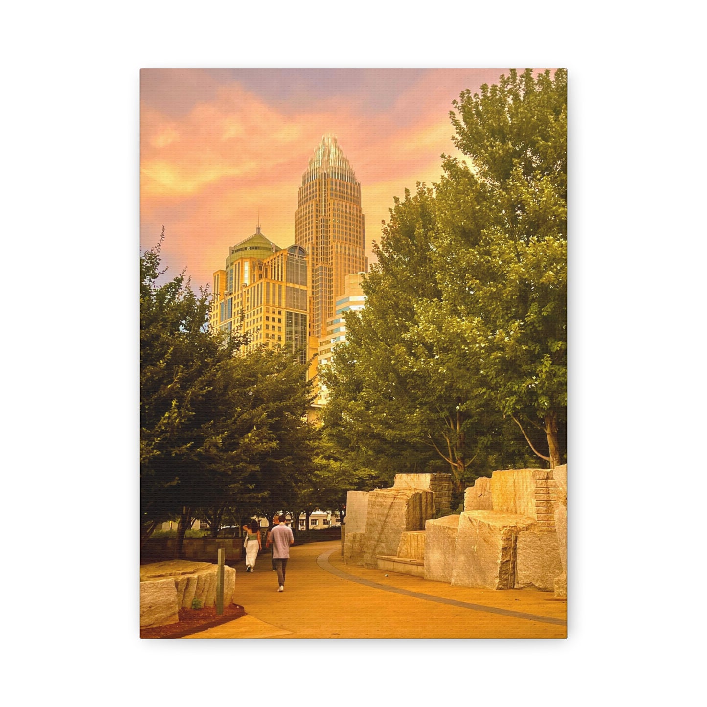 Charlotte Romare Bearden Sunset Matte Canvas