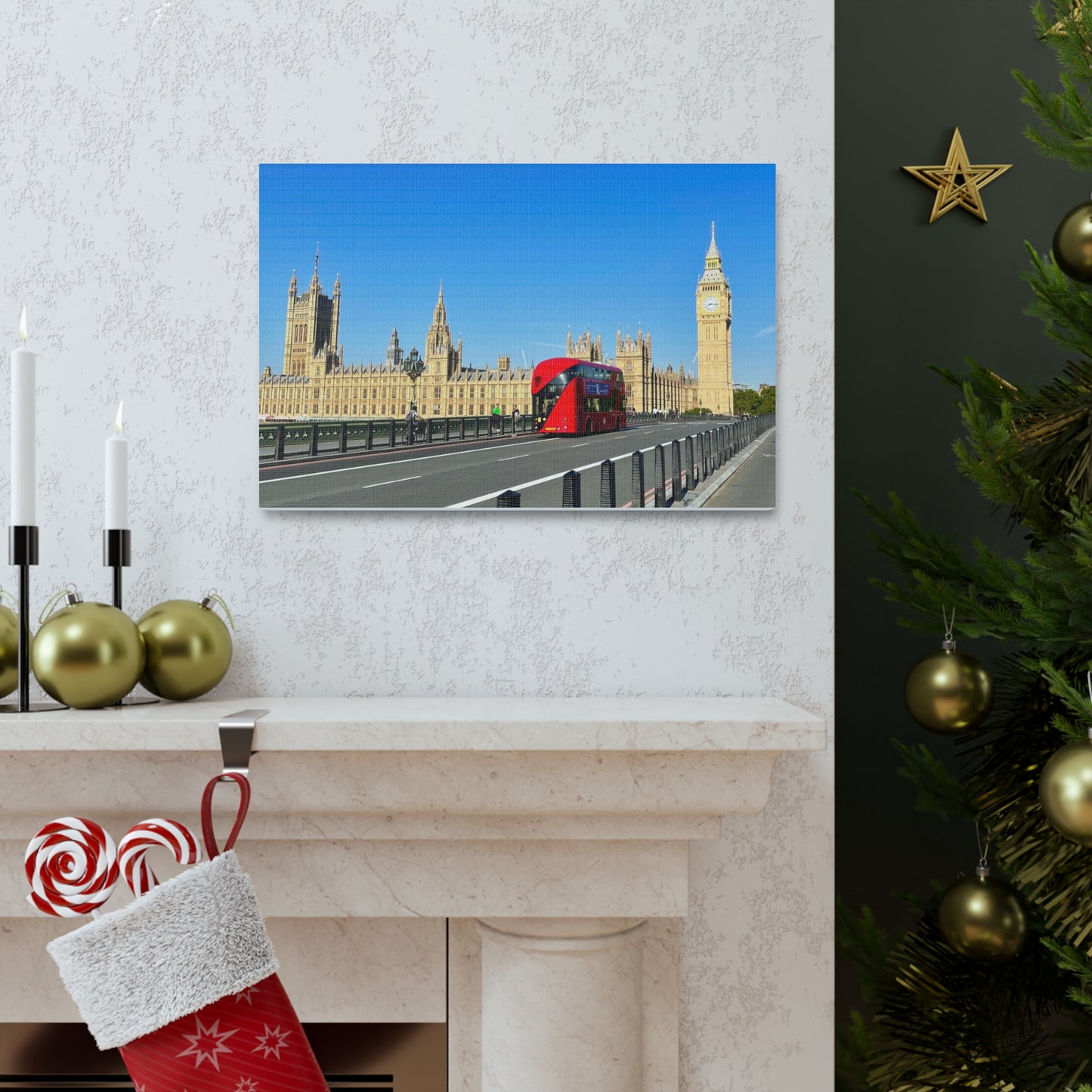 Big Ben Double Decker Canvas Gallery Wraps