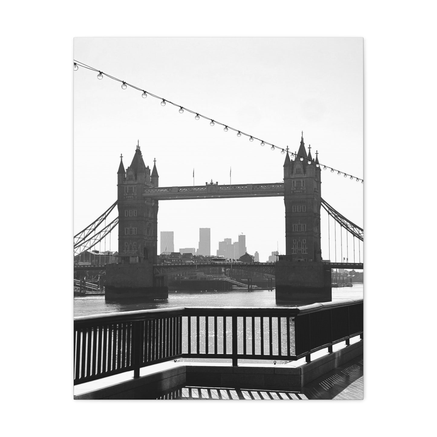 London Tower Bridge Matte Canvas