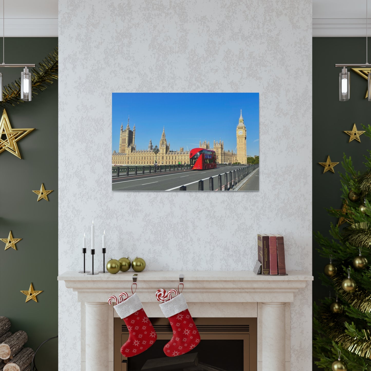 Big Ben Double Decker Canvas Gallery Wraps