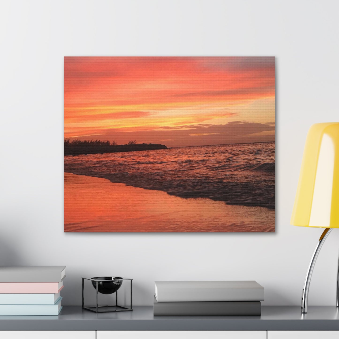 Montego Bay Jamaica Sunset Canvas Gallery Wraps