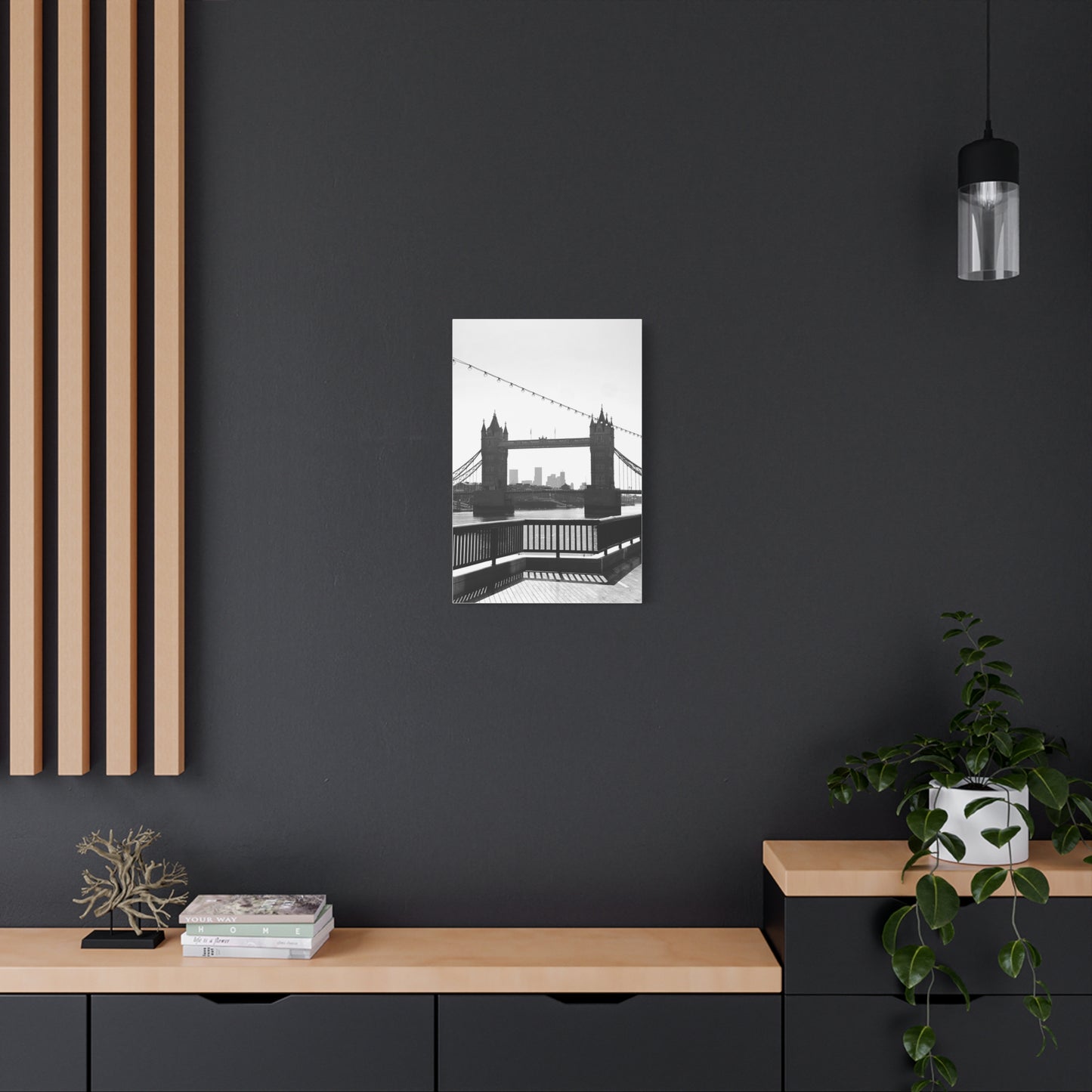 London Tower Bridge Matte Canvas