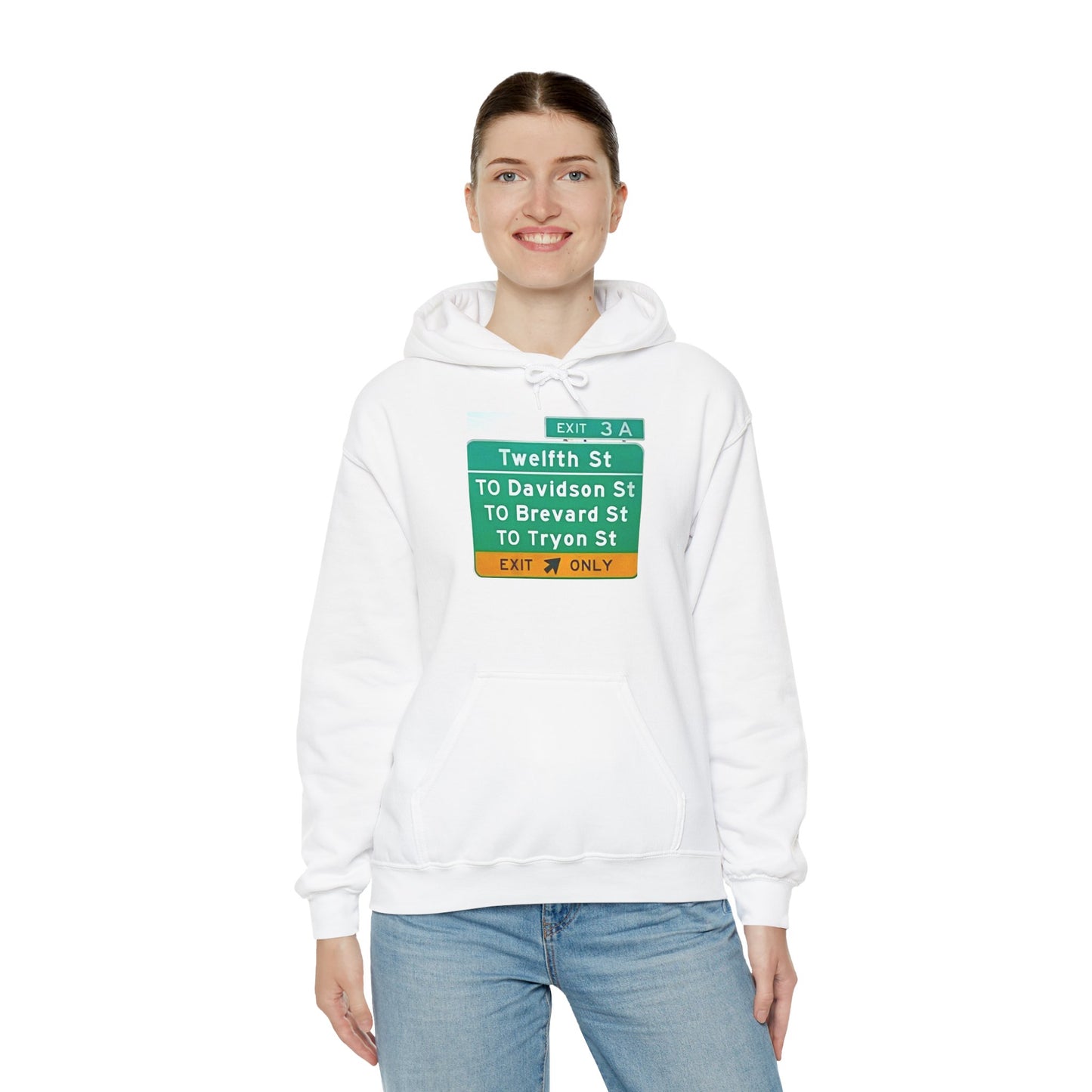 Charlotte I-277 Exit 3A Unisex Heavy Blend™ Hooded Sweatshirt