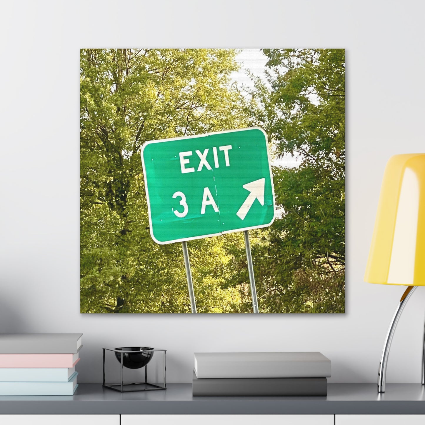 Charlotte I-277 Exit 3A Canvas Gallery Wraps