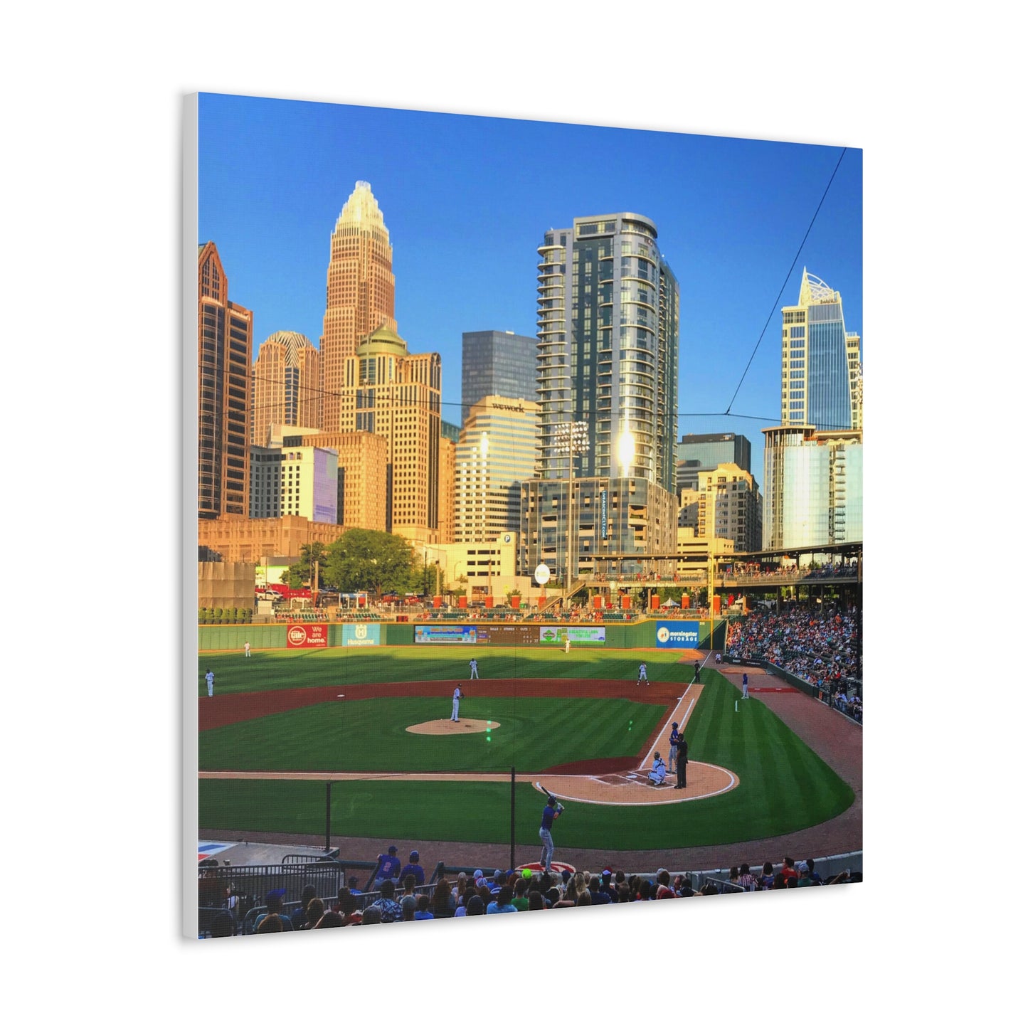 Uptown Charlotte Knights Canvas Gallery Wraps