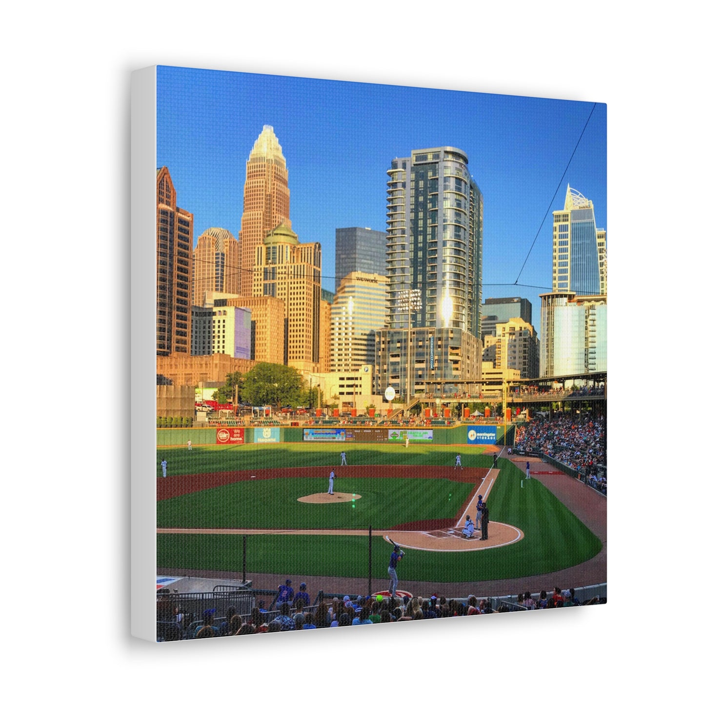 Uptown Charlotte Knights Canvas Gallery Wraps