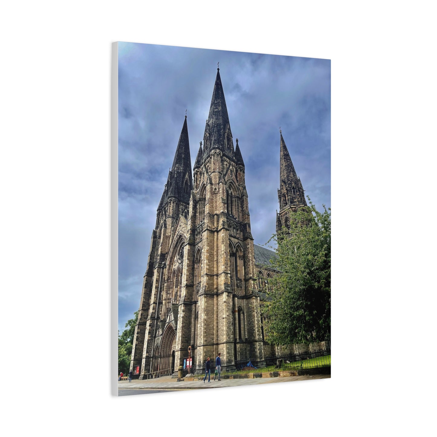 Edinburgh Scotland Cathedral Matte Canvas, Stretched, 1.25"