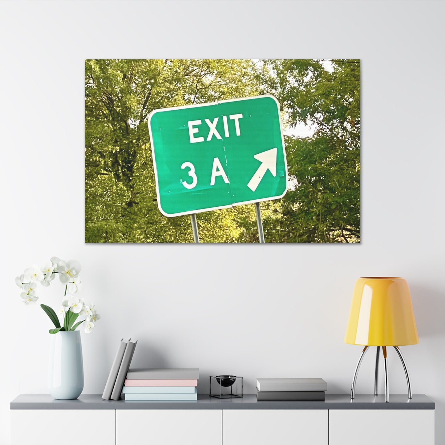 Charlotte I-277 Exit 3A Canvas Gallery Wraps