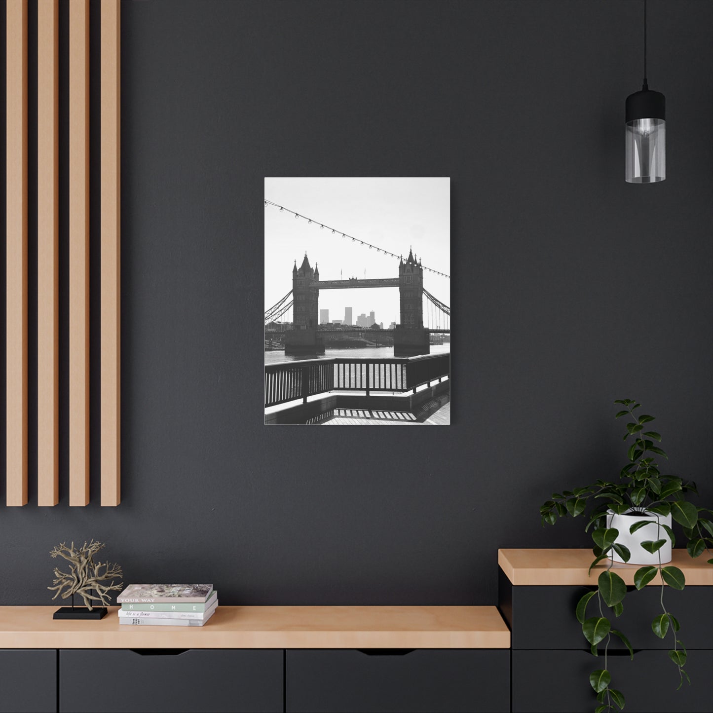 London Tower Bridge Matte Canvas