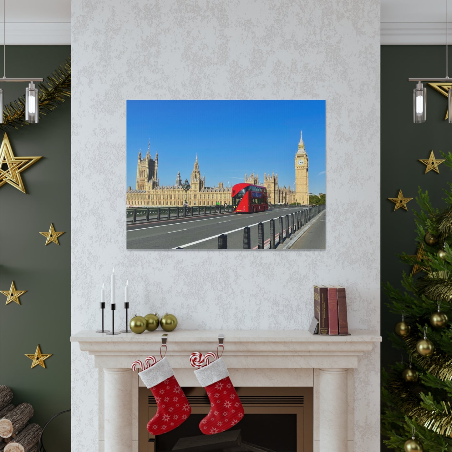 Big Ben Double Decker Canvas Gallery Wraps