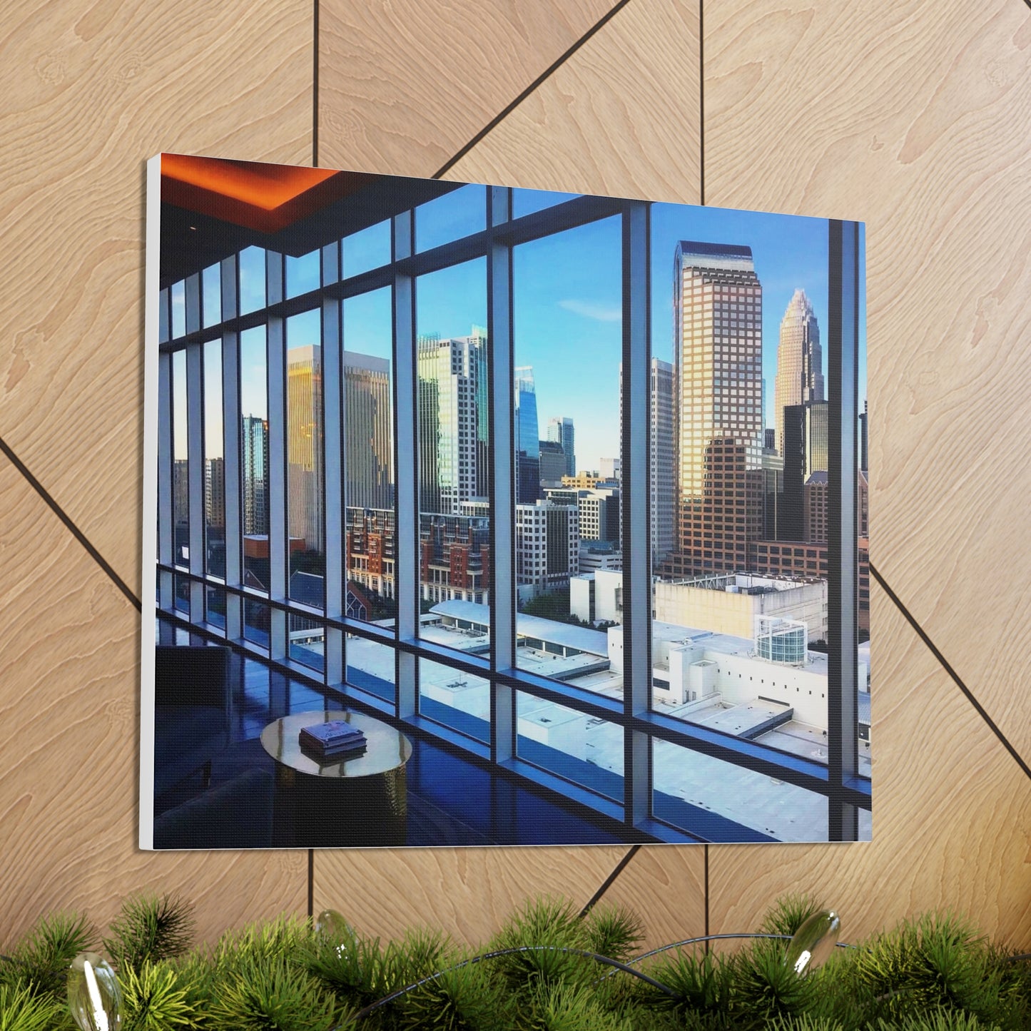 Uptown Charlotte Canvas Gallery Wraps