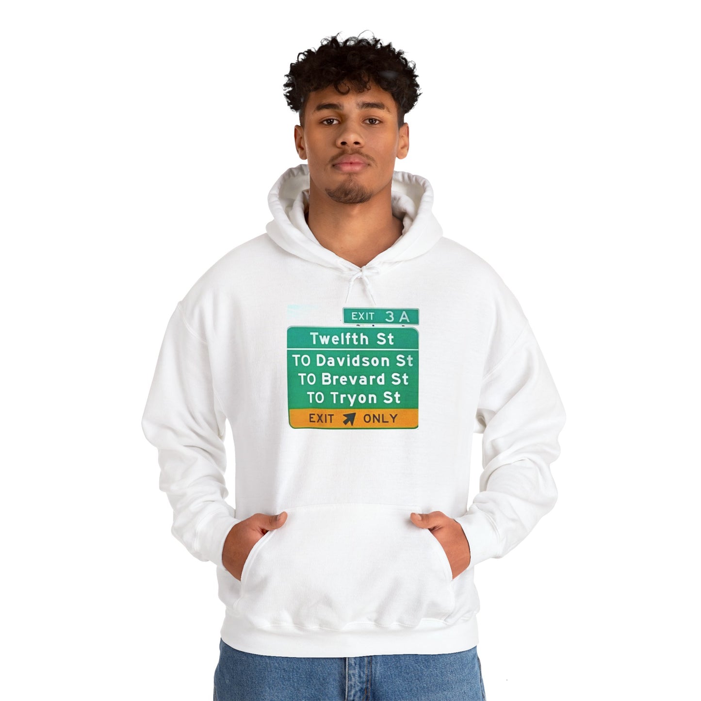 Charlotte I-277 Exit 3A Unisex Heavy Blend™ Hooded Sweatshirt