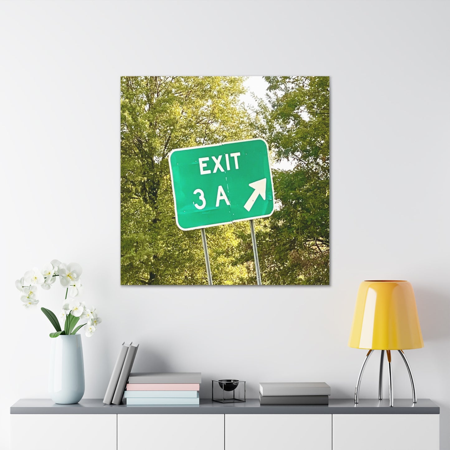 Charlotte I-277 Exit 3A Canvas Gallery Wraps