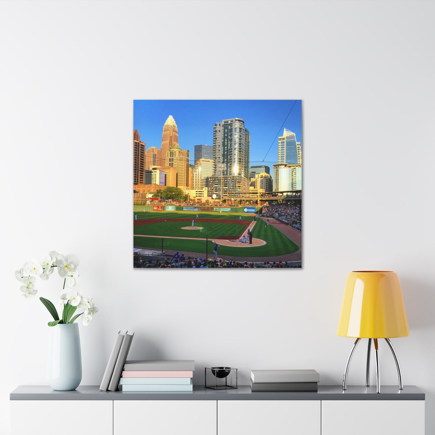 Uptown Charlotte Knights Canvas Gallery Wraps