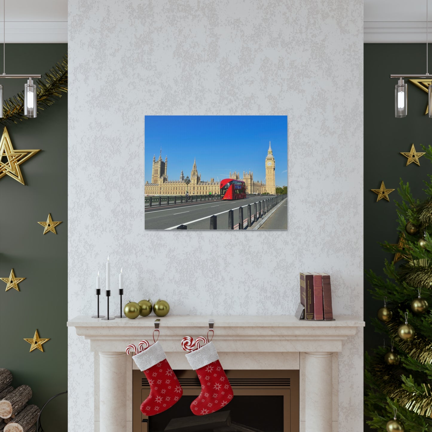 Big Ben Double Decker Canvas Gallery Wraps