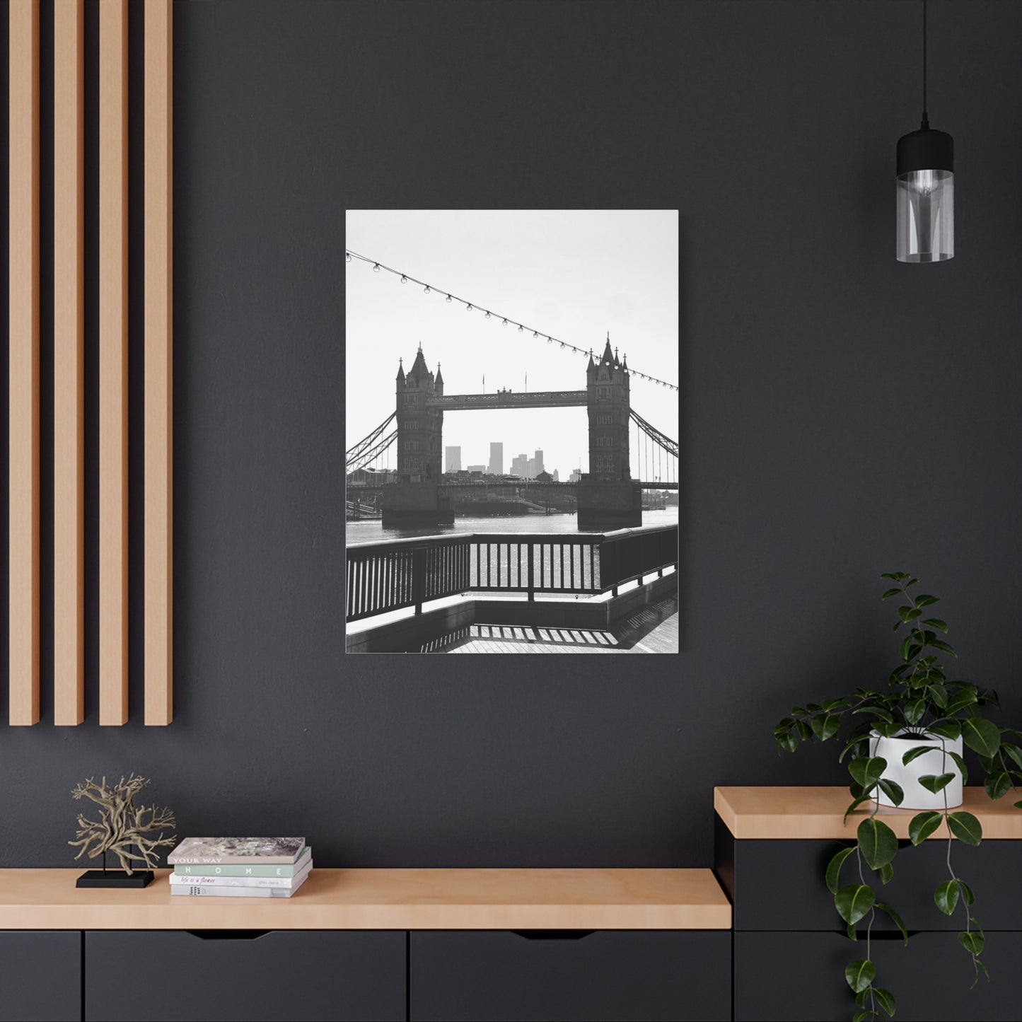 London Tower Bridge Matte Canvas