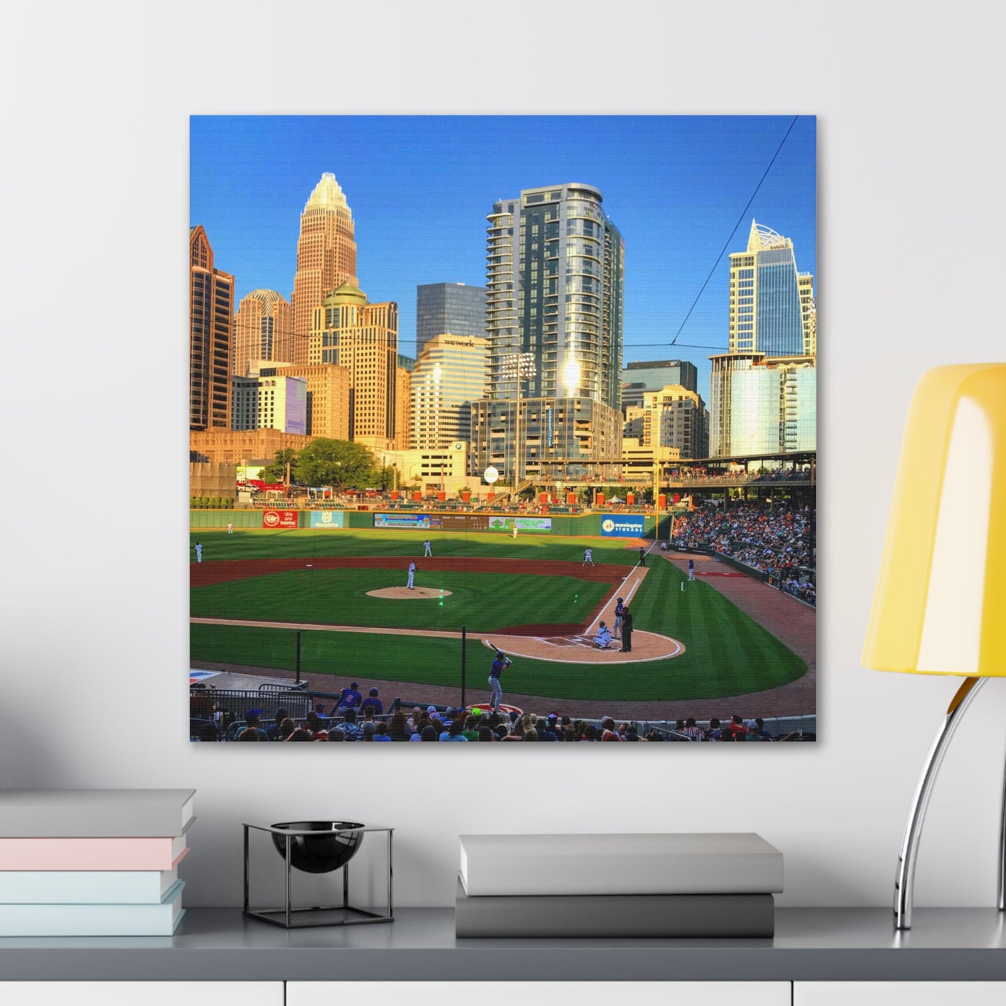 Uptown Charlotte Knights Canvas Gallery Wraps