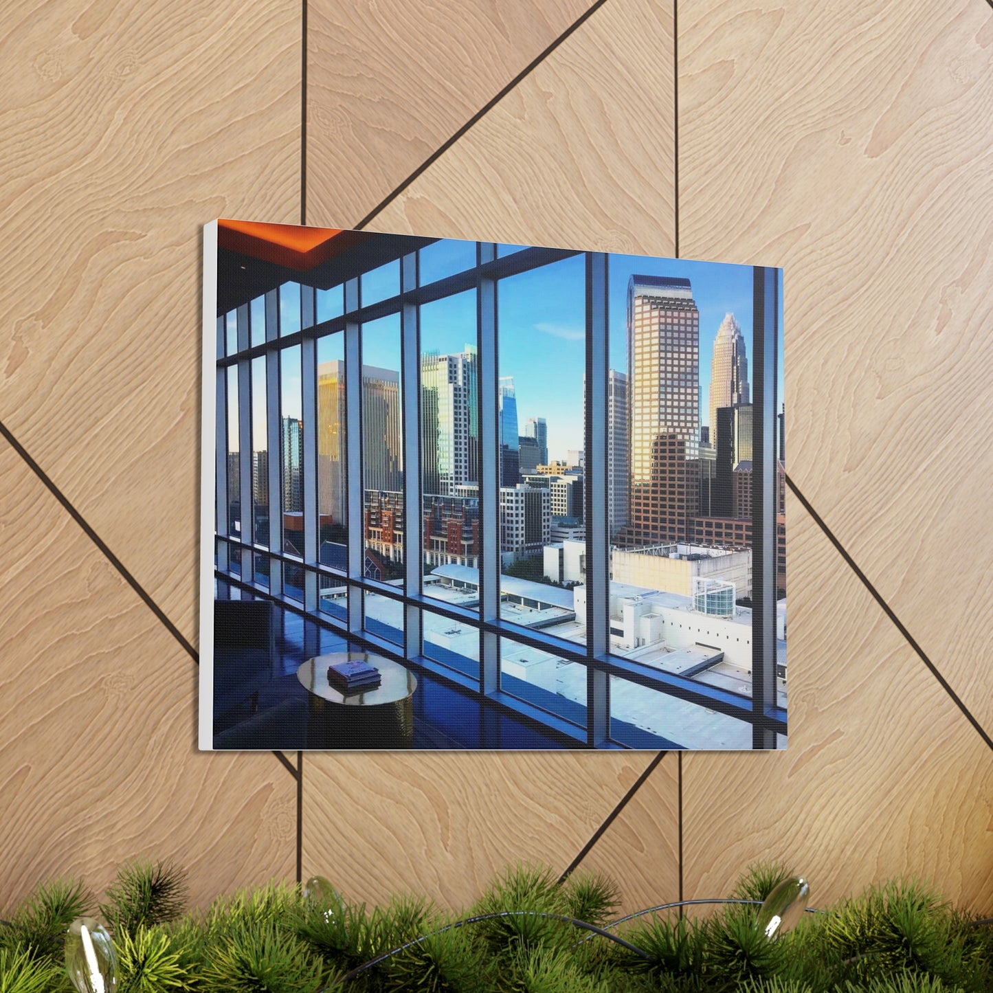 Uptown Charlotte Canvas Gallery Wraps