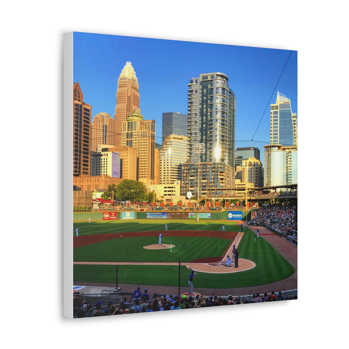 Uptown Charlotte Knights Canvas Gallery Wraps