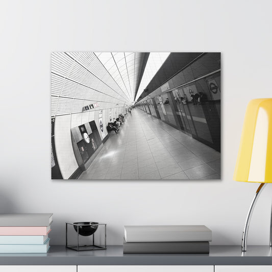 London Elizabeth Line Canvas Gallery Wraps