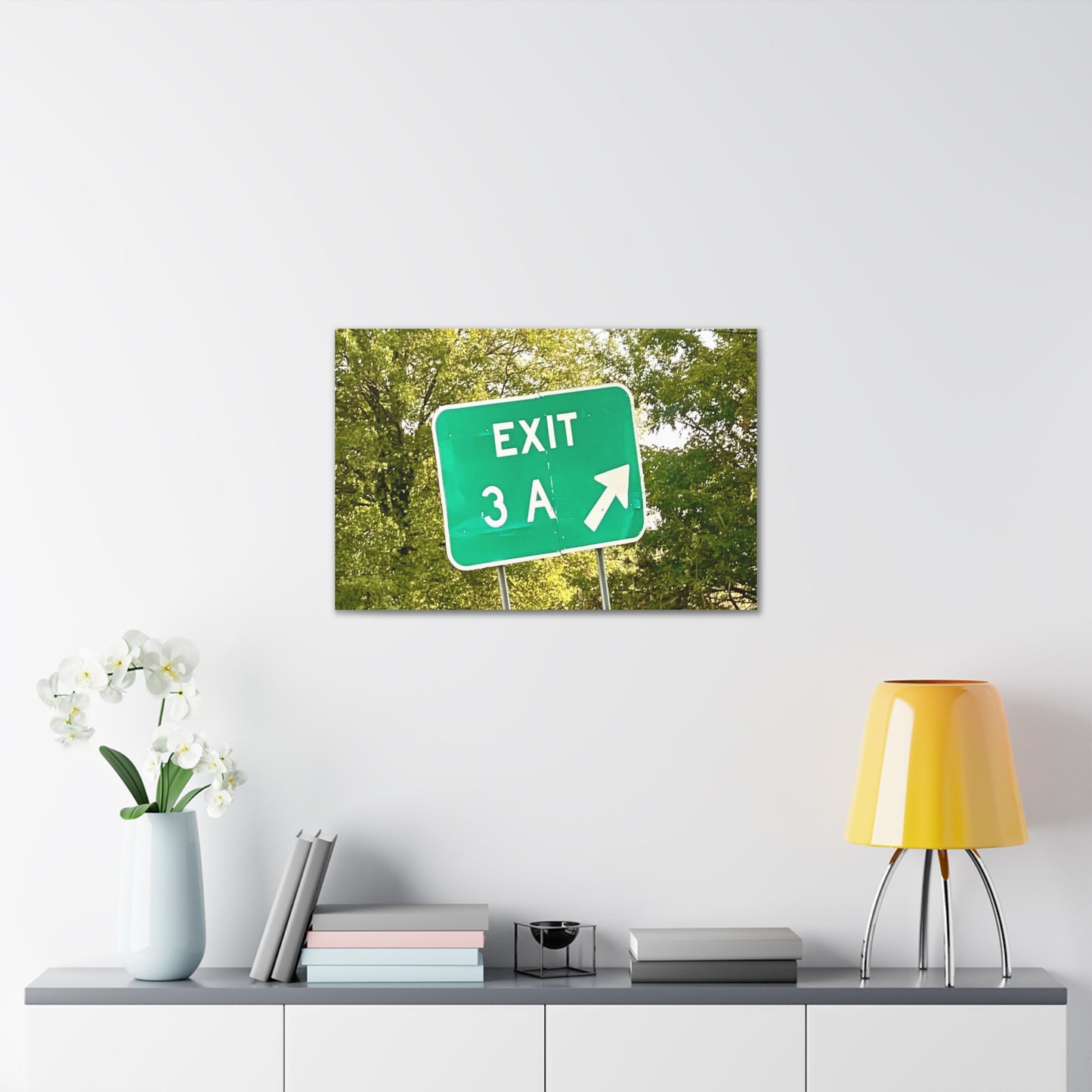 Charlotte I-277 Exit 3A Canvas Gallery Wraps