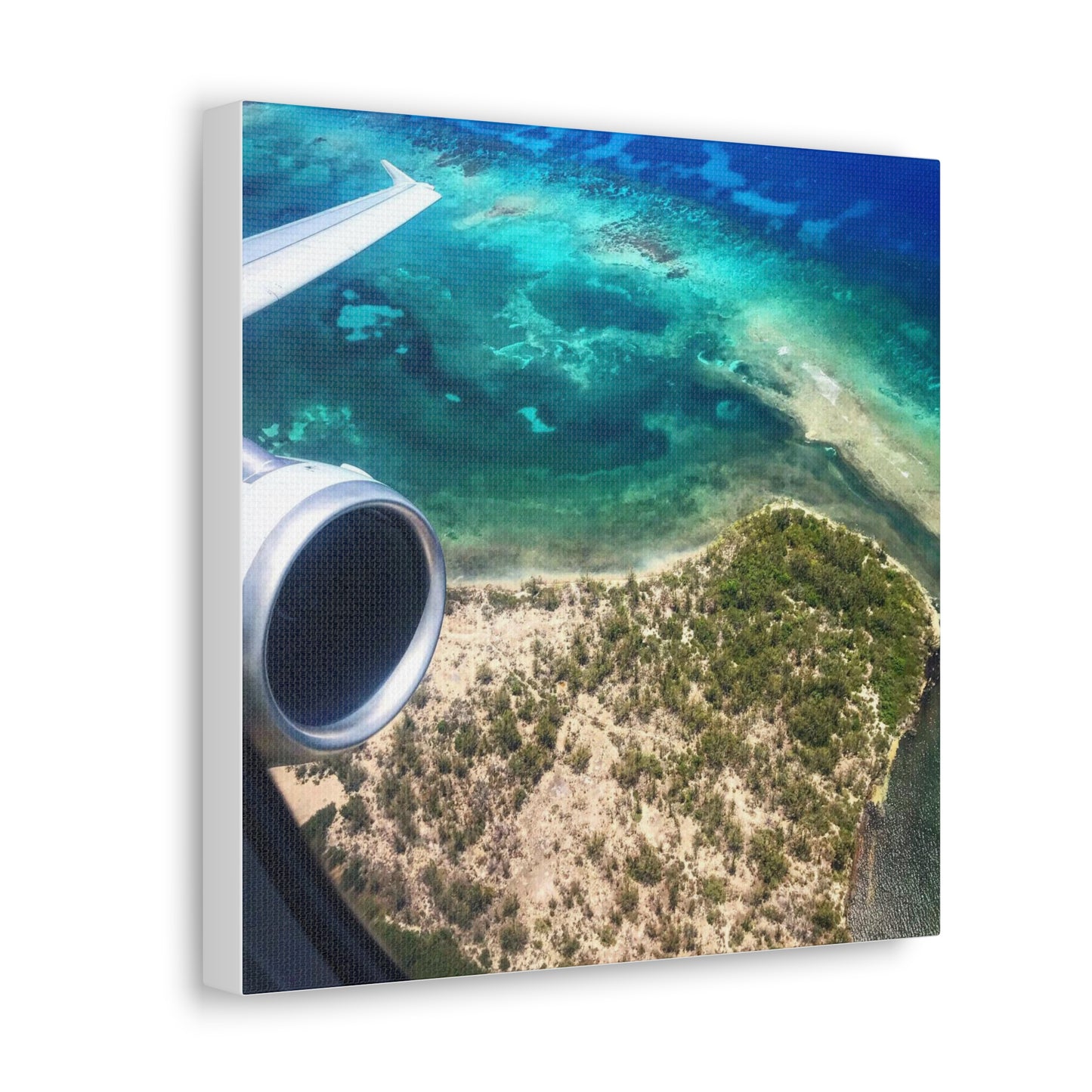 Takeoff from Montego Bay Canvas Gallery Wraps