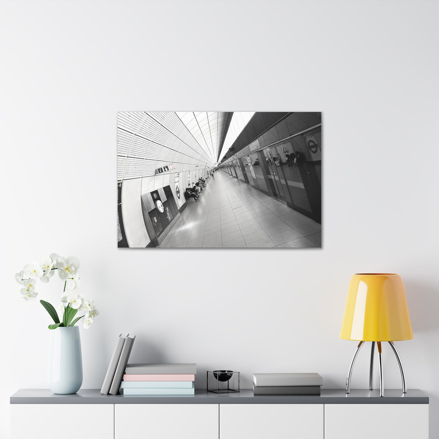 London Elizabeth Line Canvas Gallery Wraps