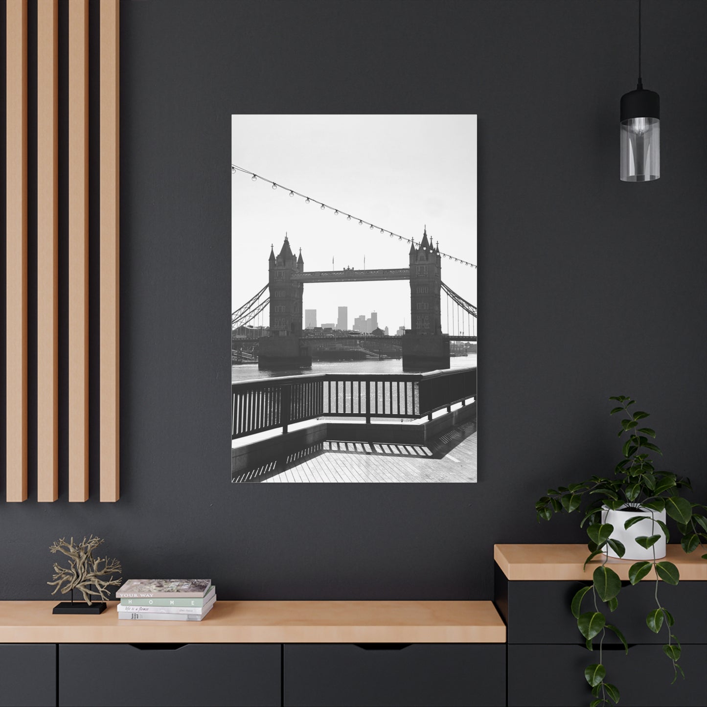 London Tower Bridge Matte Canvas