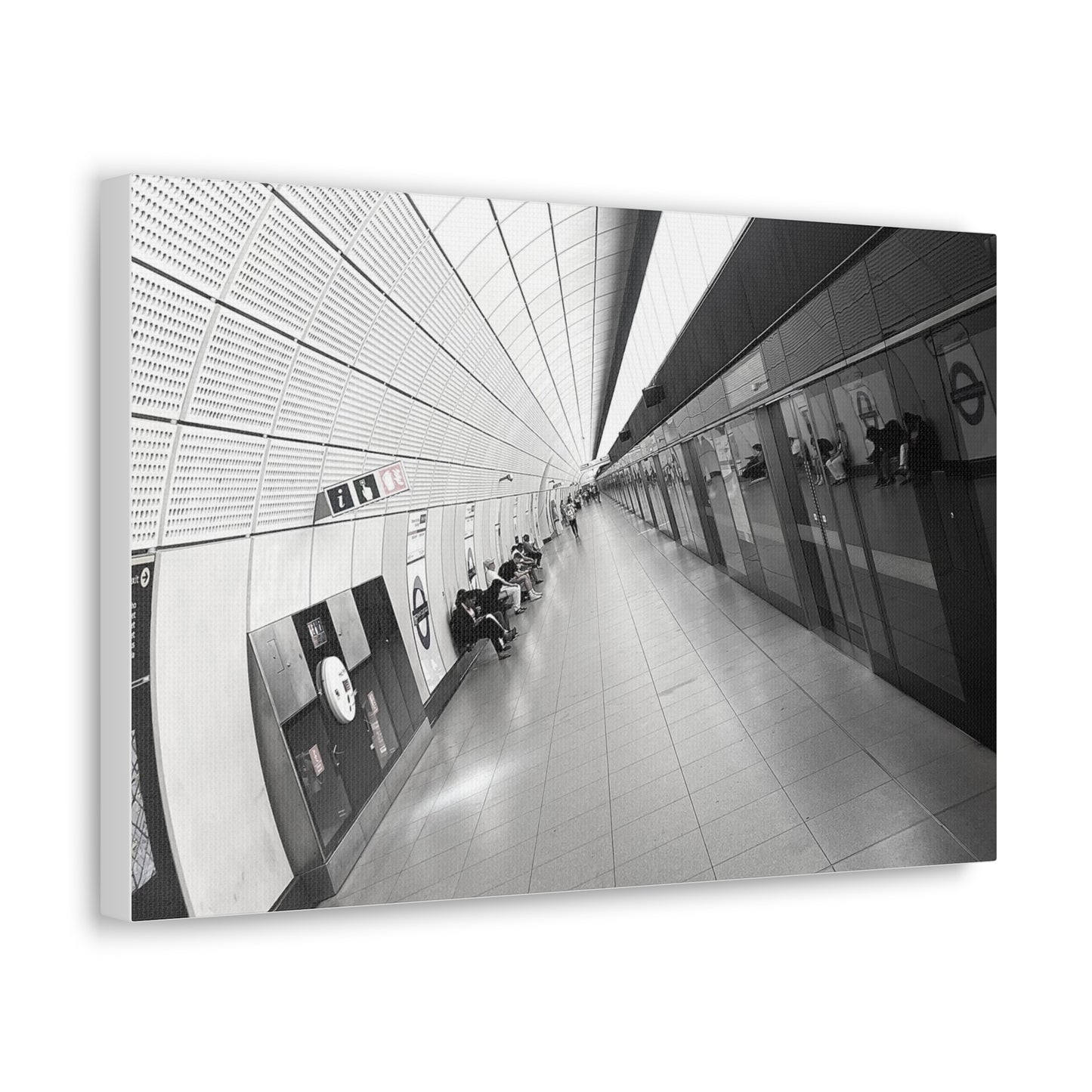 London Elizabeth Line Canvas Gallery Wraps