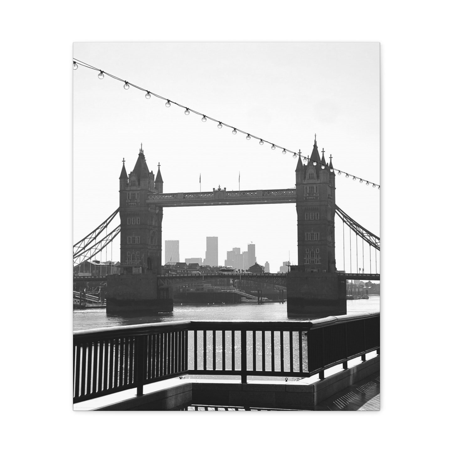 London Tower Bridge Matte Canvas