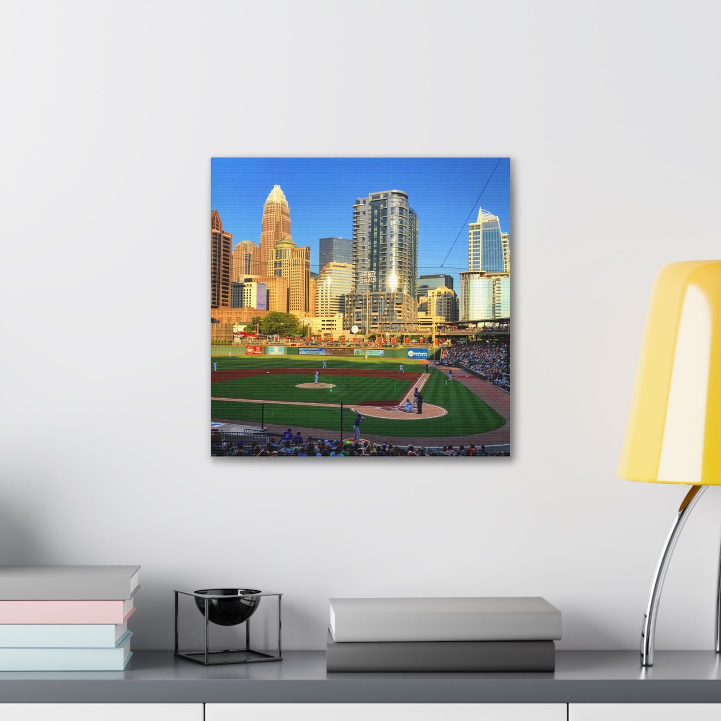 Uptown Charlotte Knights Canvas Gallery Wraps