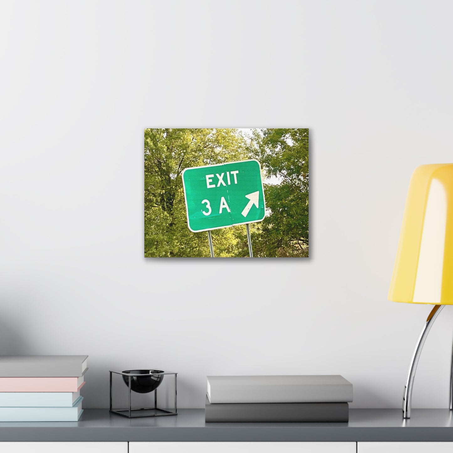 Charlotte I-277 Exit 3A Canvas Gallery Wraps