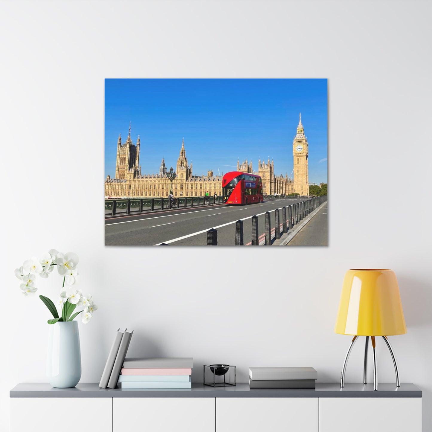 Big Ben Double Decker Canvas Gallery Wraps