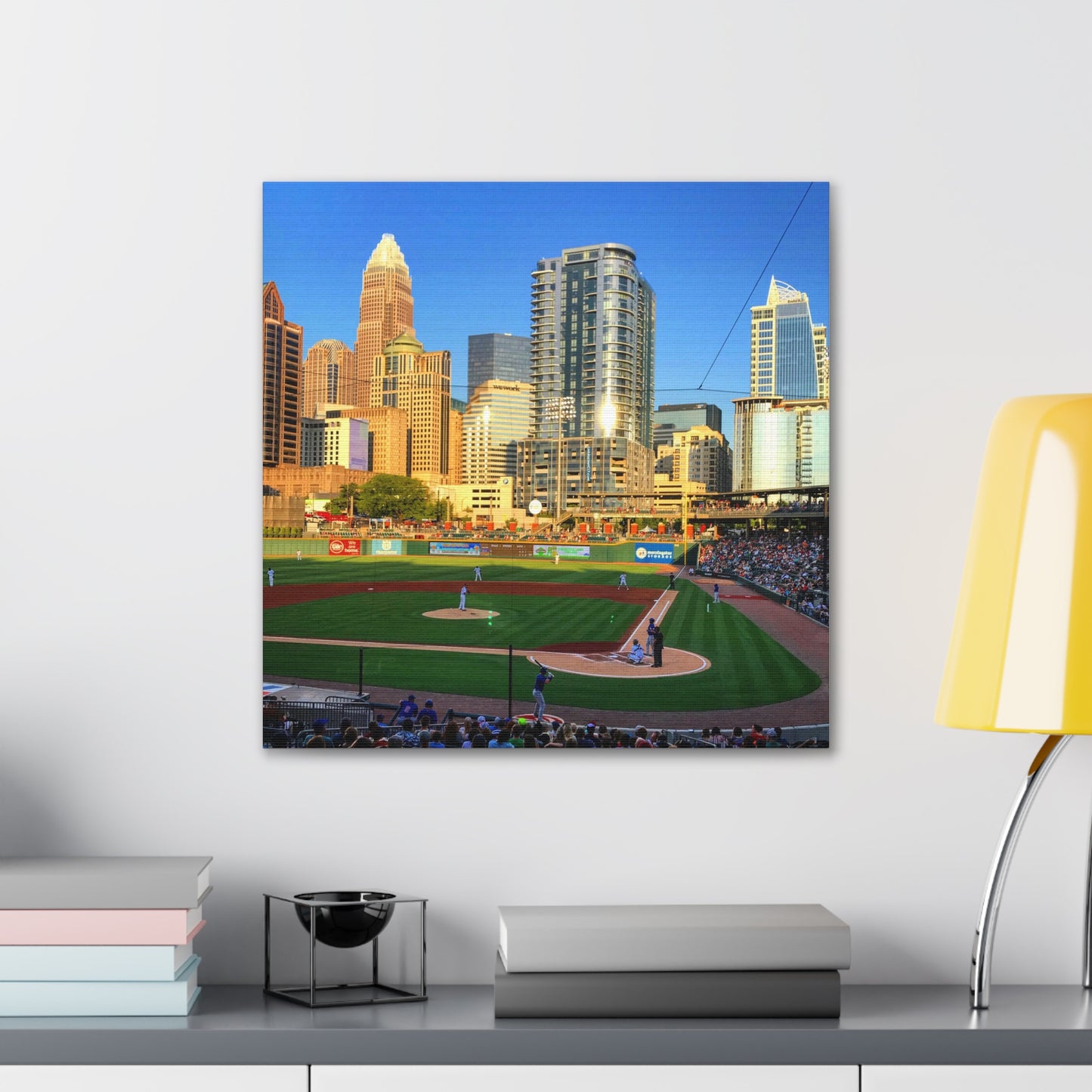 Uptown Charlotte Knights Canvas Gallery Wraps