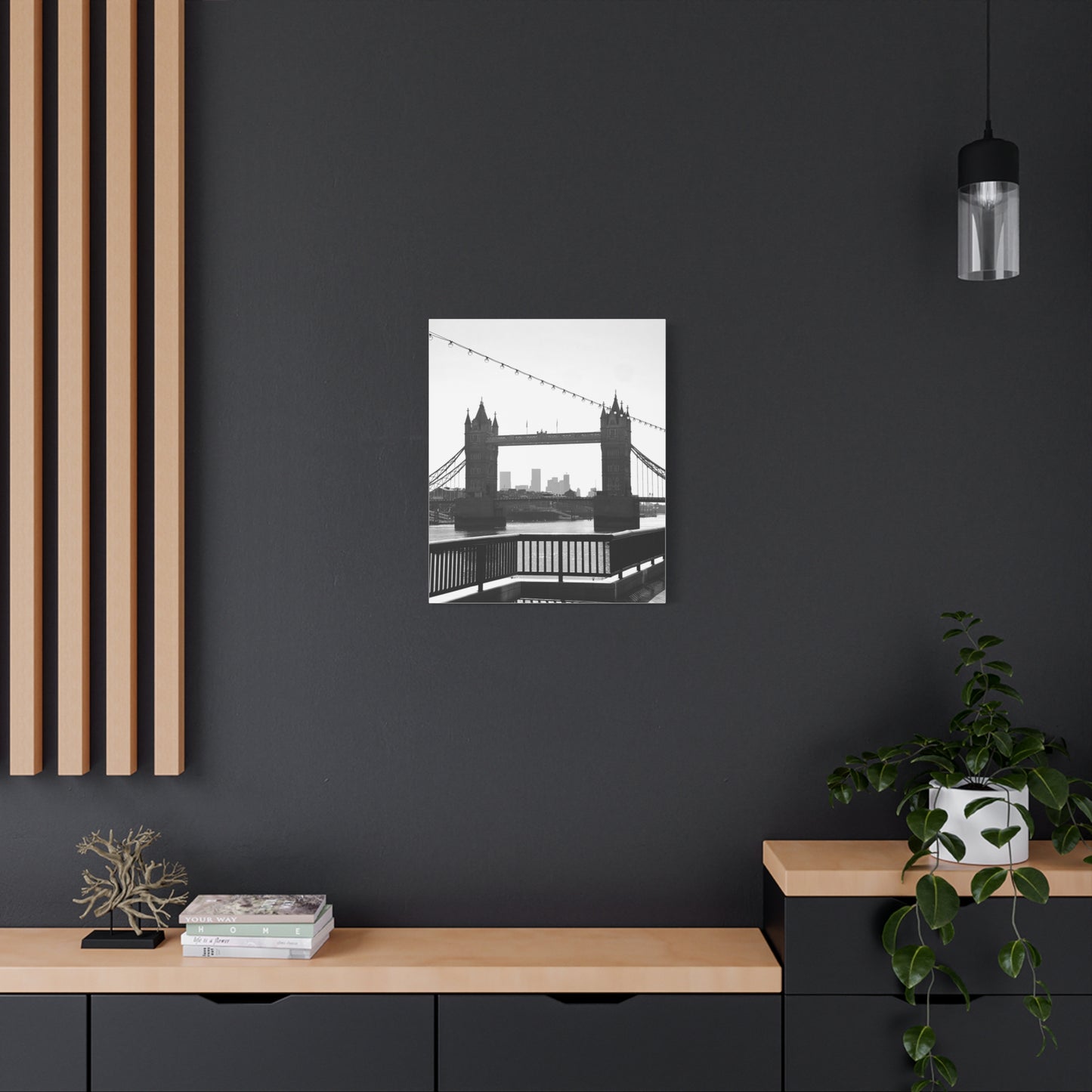 London Tower Bridge Matte Canvas