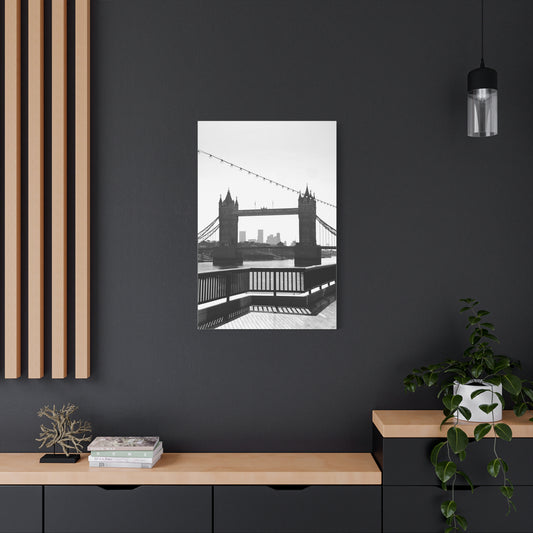 London Tower Bridge Matte Canvas