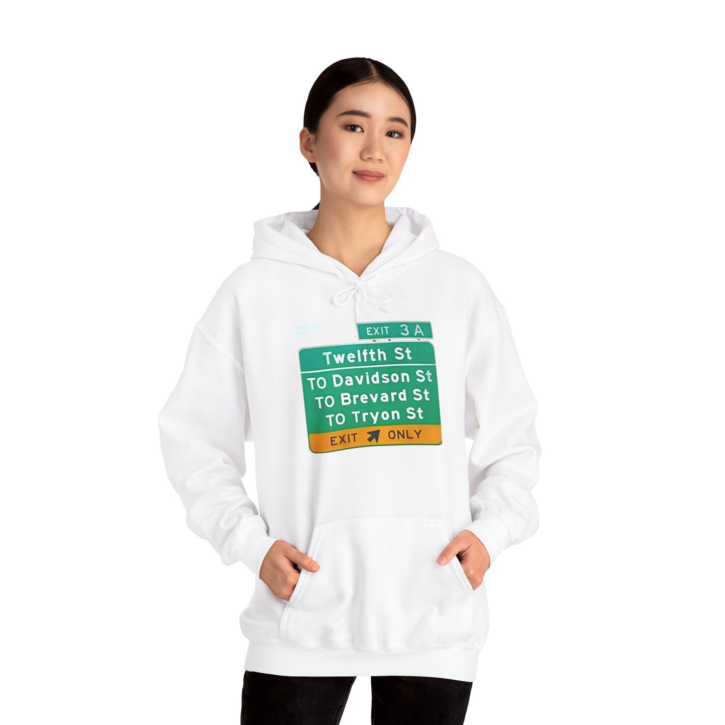 Charlotte I-277 Exit 3A Unisex Heavy Blend™ Hooded Sweatshirt