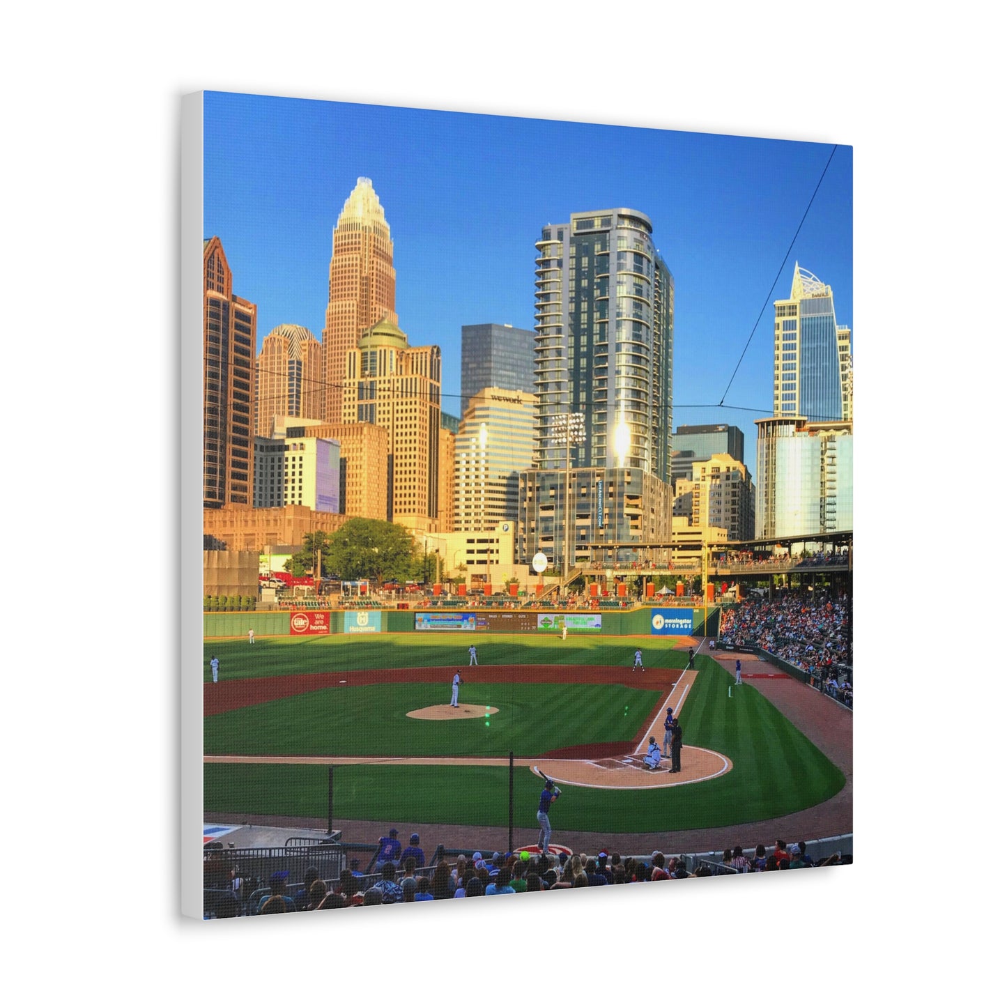 Uptown Charlotte Knights Canvas Gallery Wraps