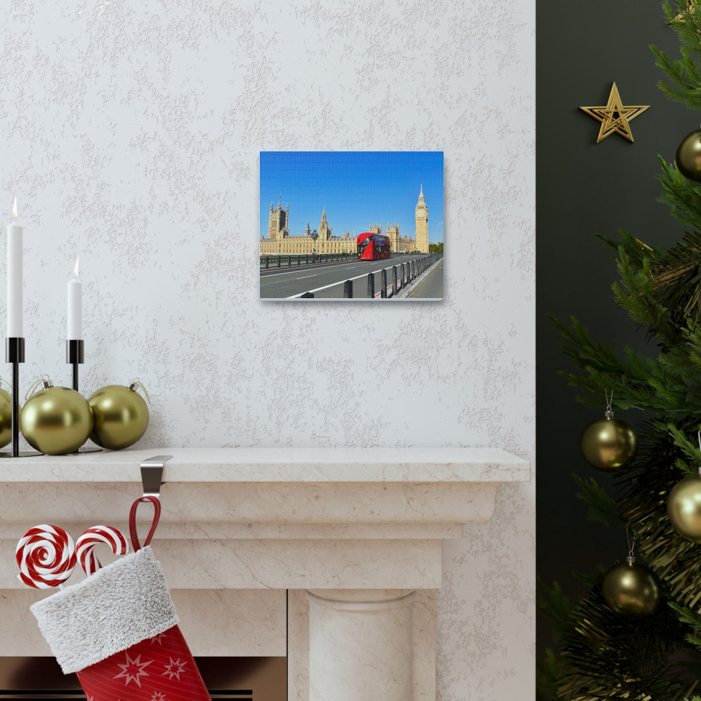 Big Ben Double Decker Canvas Gallery Wraps