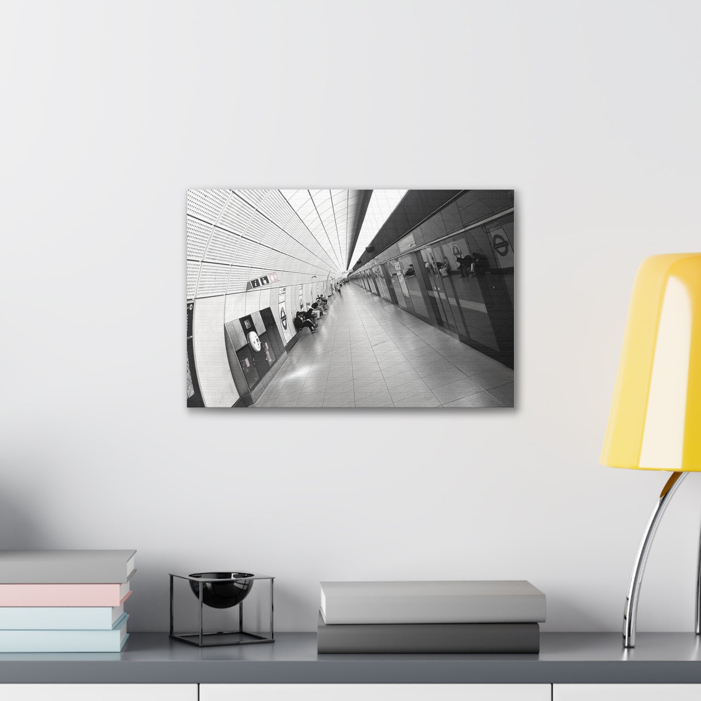 London Elizabeth Line Canvas Gallery Wraps