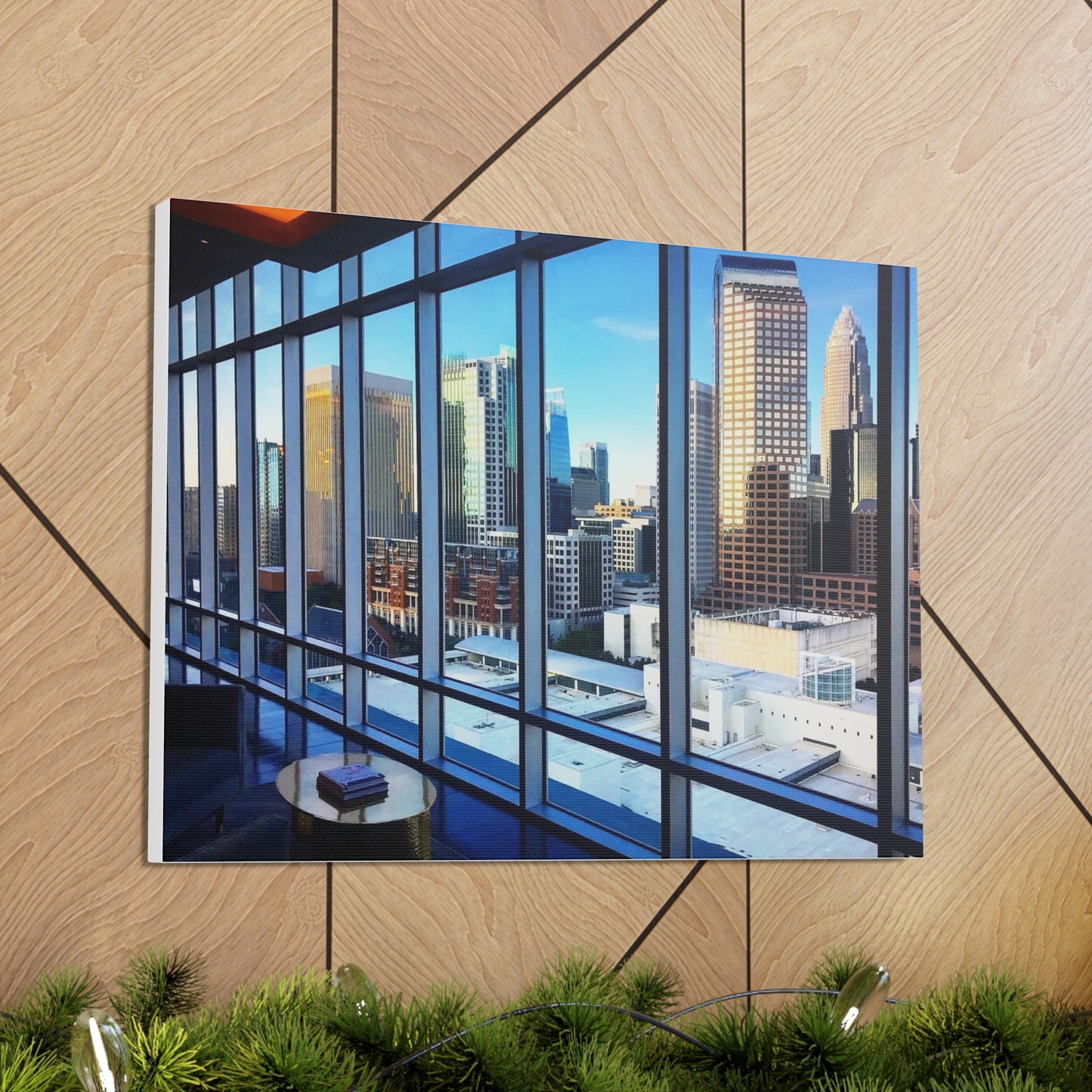 Uptown Charlotte Canvas Gallery Wraps