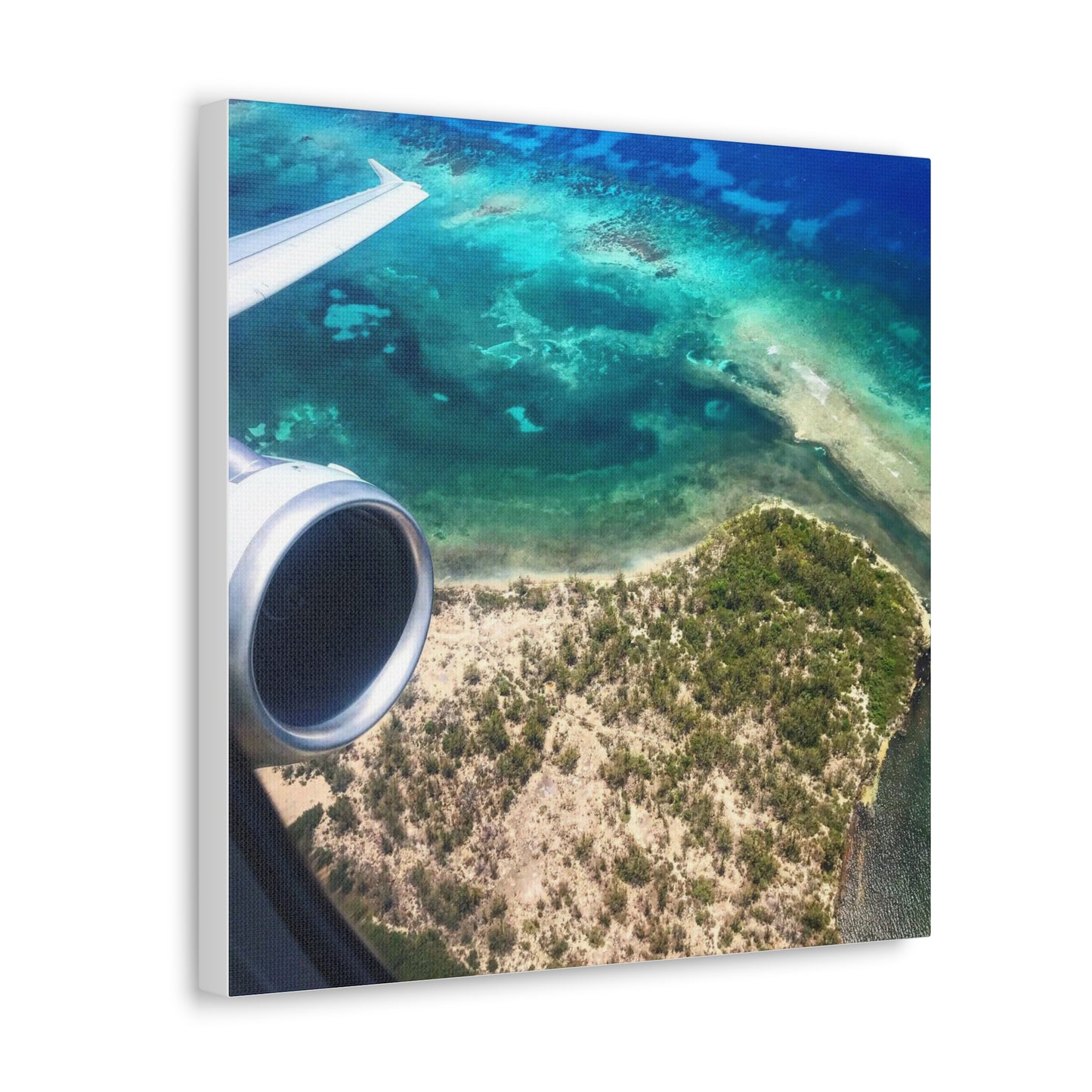 Takeoff from Montego Bay Canvas Gallery Wraps