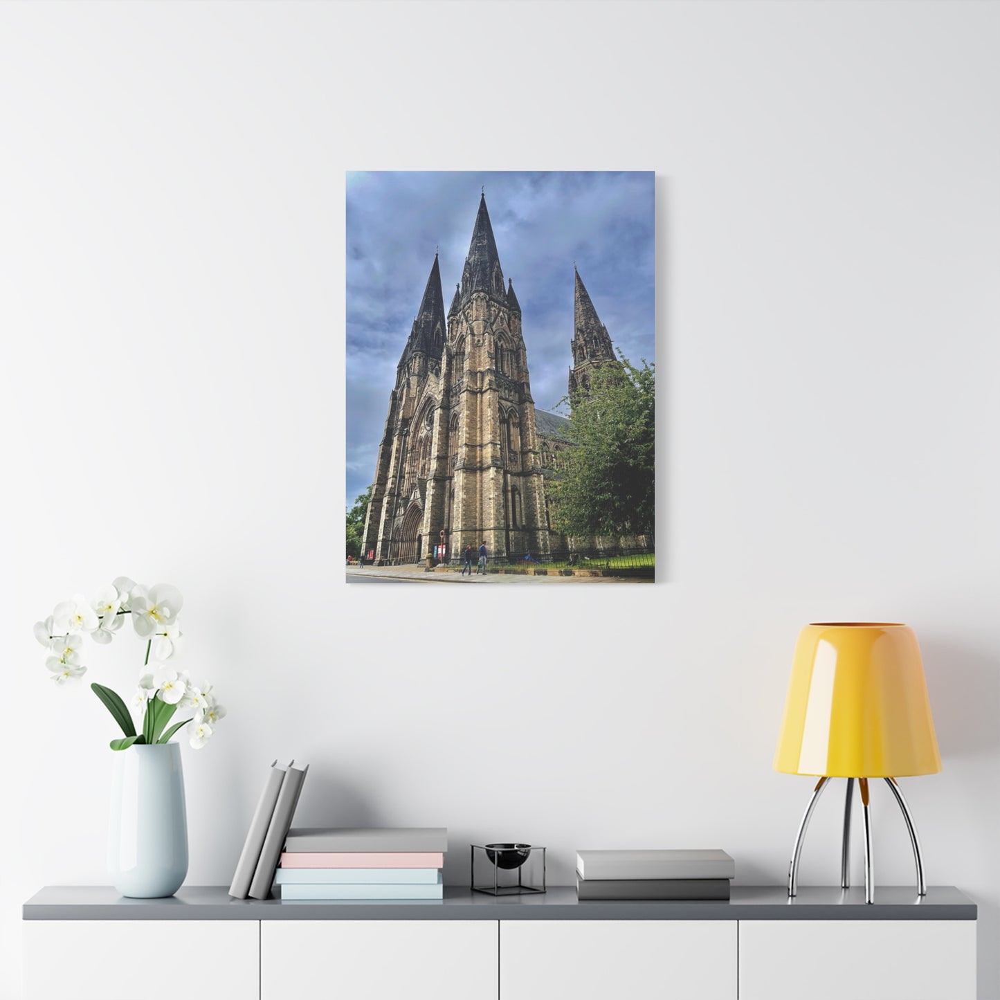 Edinburgh Scotland Cathedral Matte Canvas, Stretched, 1.25"