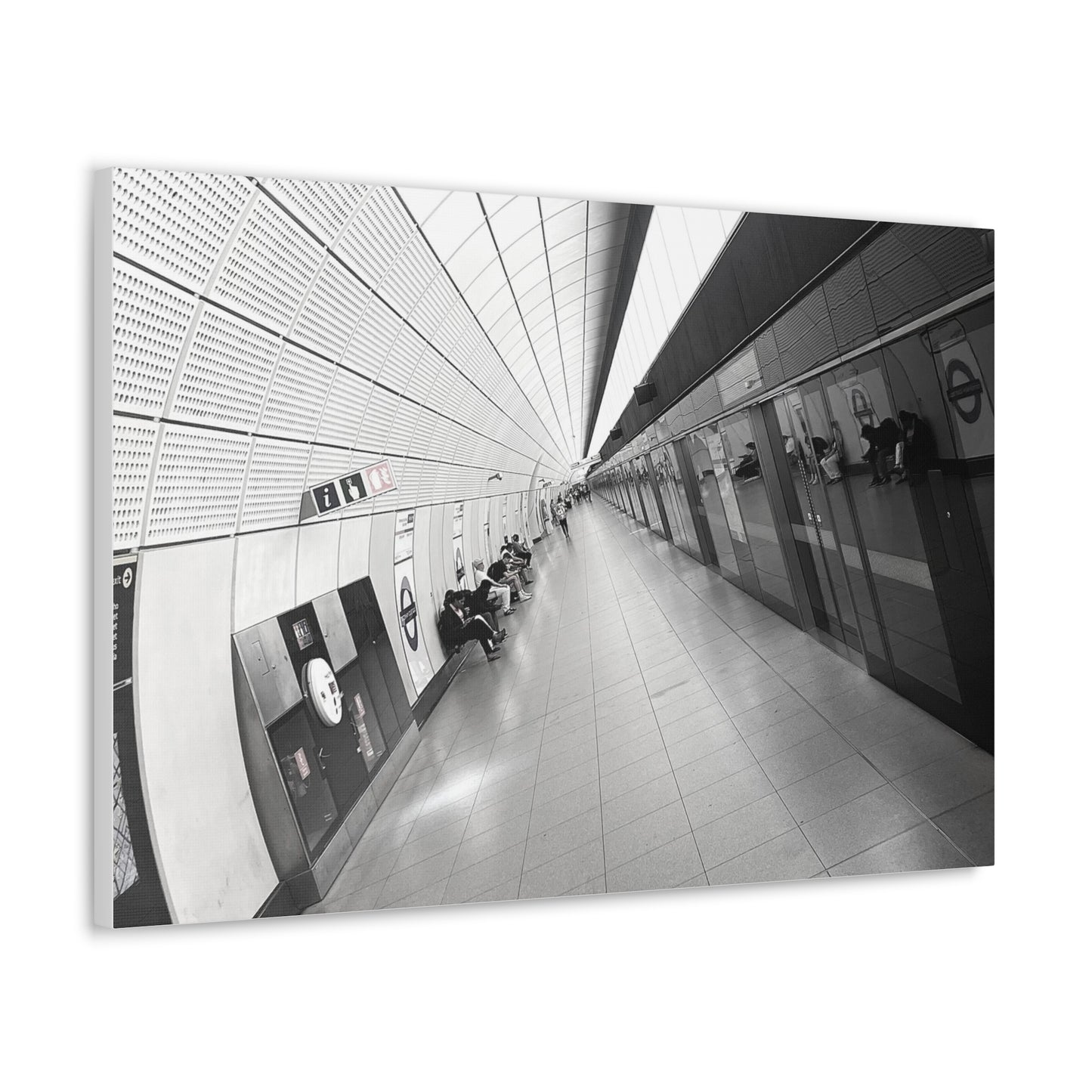 London Elizabeth Line Canvas Gallery Wraps