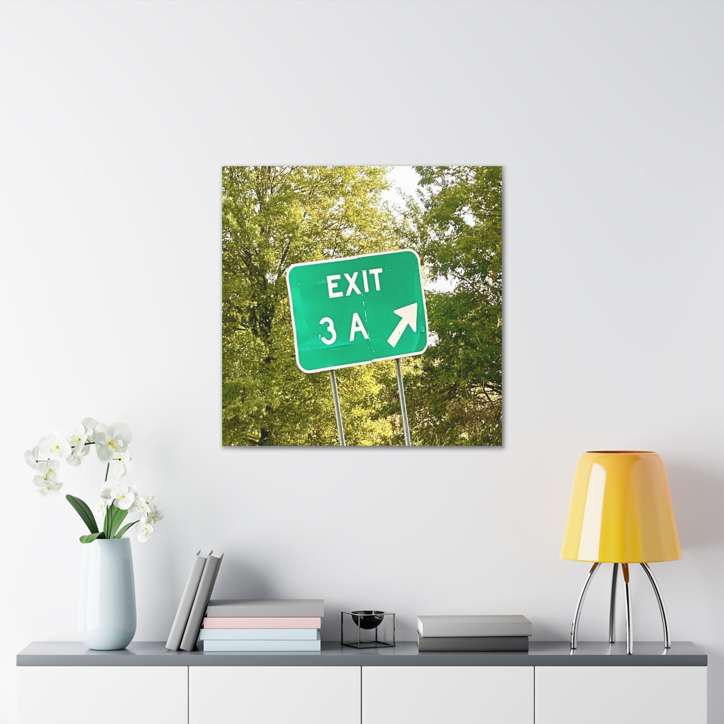 Charlotte I-277 Exit 3A Canvas Gallery Wraps