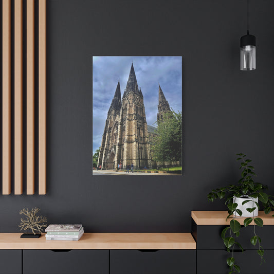 Edinburgh Scotland Cathedral Matte Canvas, Stretched, 1.25"