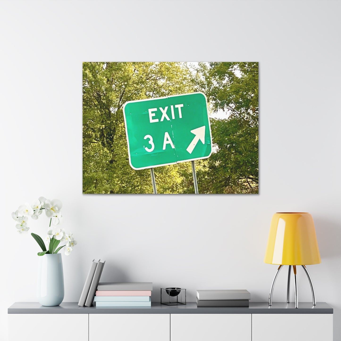 Charlotte I-277 Exit 3A Canvas Gallery Wraps