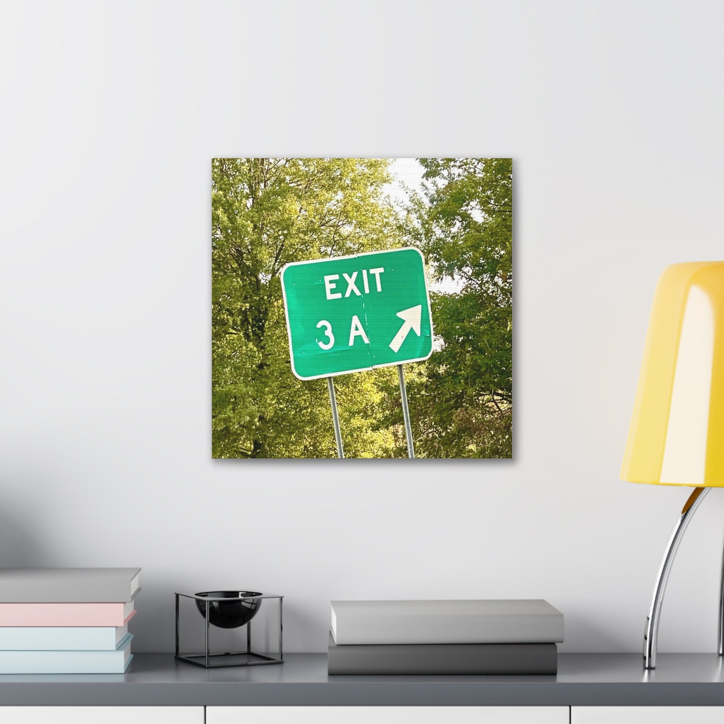 Charlotte I-277 Exit 3A Canvas Gallery Wraps