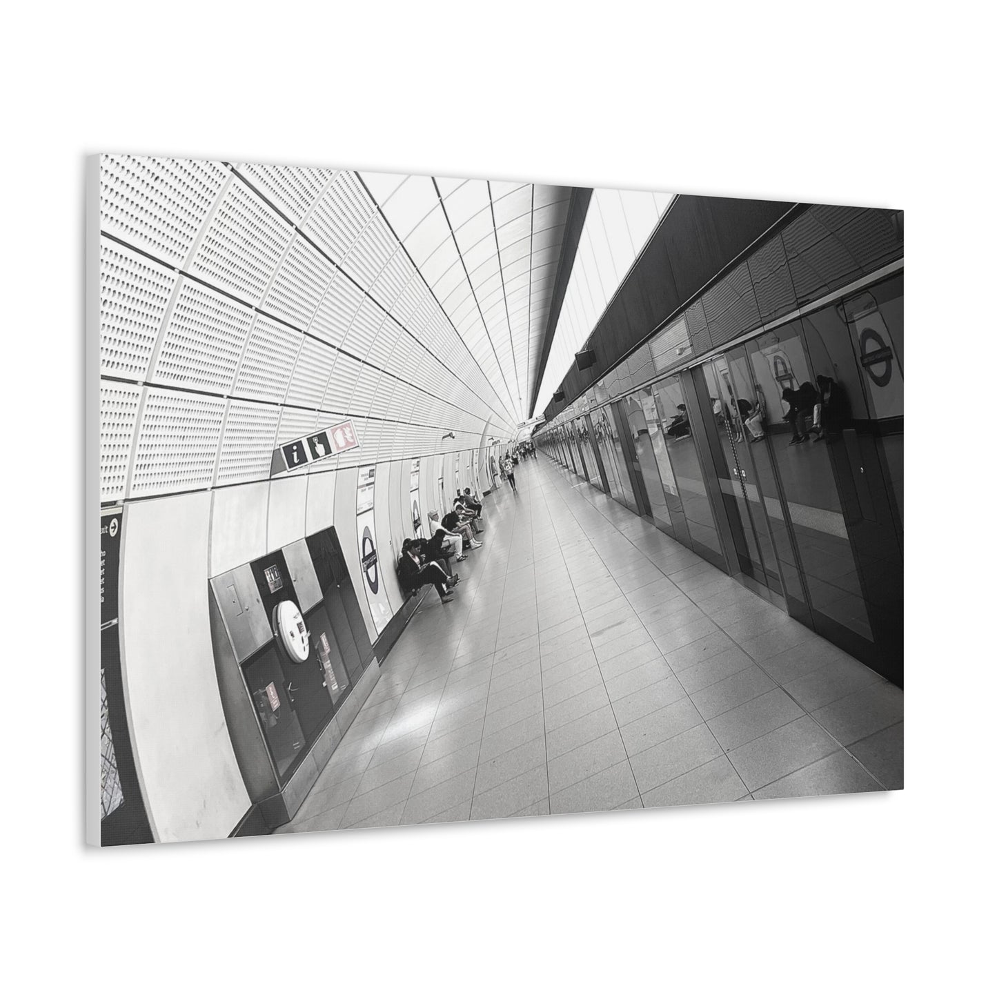 London Elizabeth Line Canvas Gallery Wraps