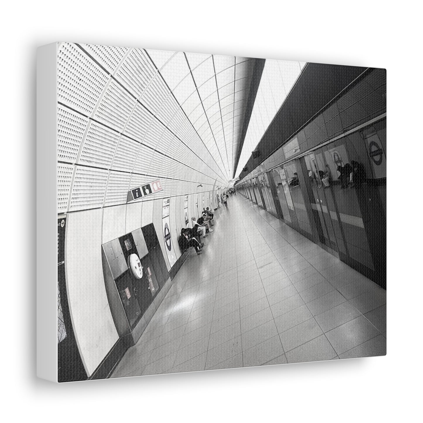 London Elizabeth Line Canvas Gallery Wraps